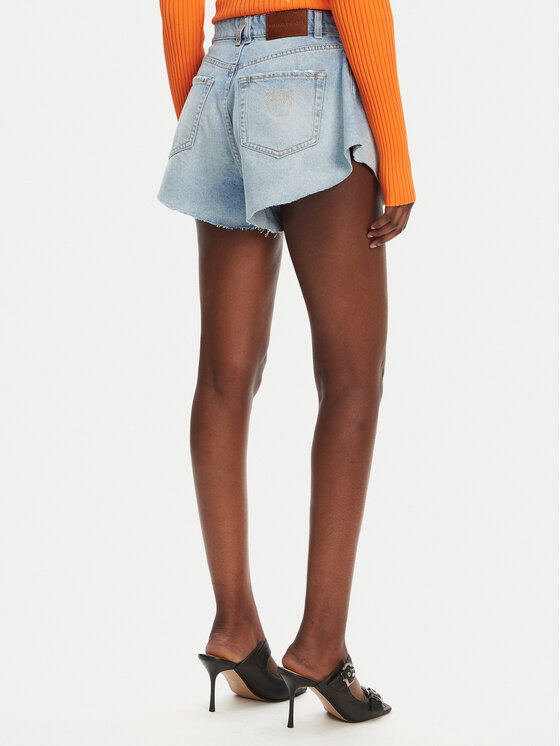 PINKO PINKO Джинсові шорти Calma 100395 A2OC Голубий Relaxed Fit