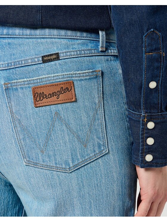 Wrangler Wrangler Jeansy Loose Straight Niebieski Loose Fit