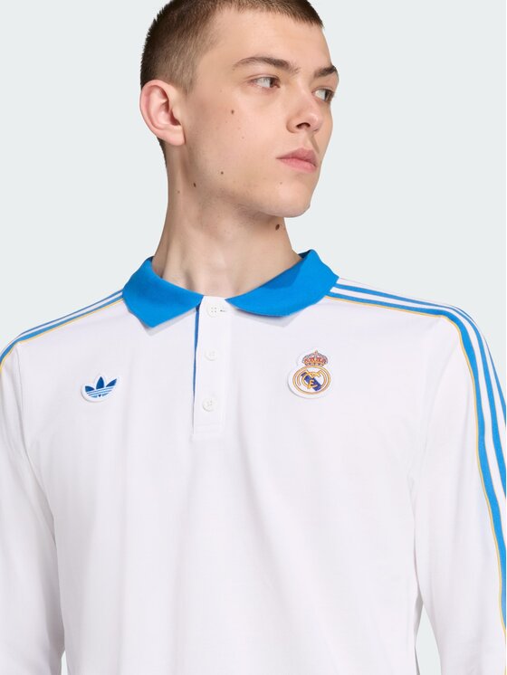 adidas adidas Polo 157963 Biały Regular Fit