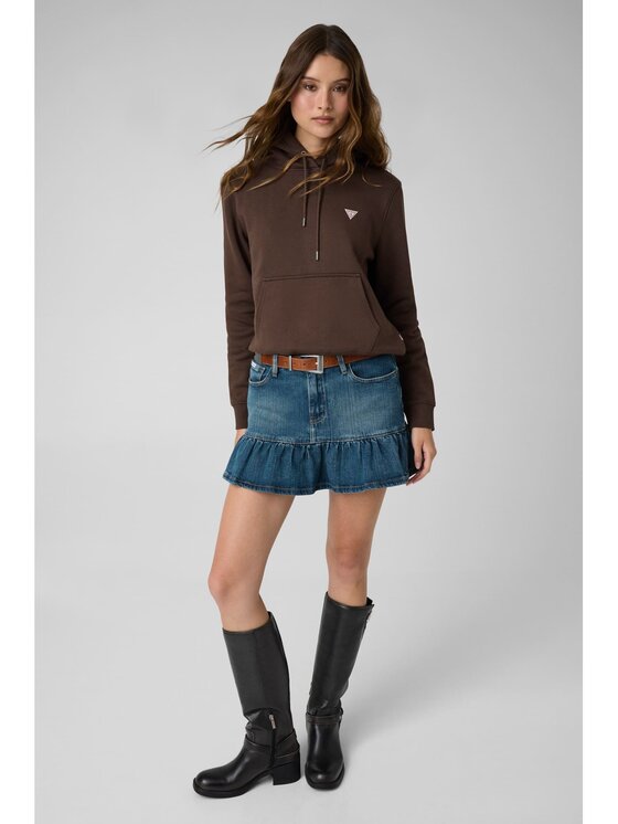 Guess Jeans Guess Jeans Світшот 165721 Коричневий Classic Fit