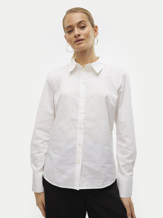 Vero Moda Vero Moda Cămașă Anna 10318701 Alb Slim Fit