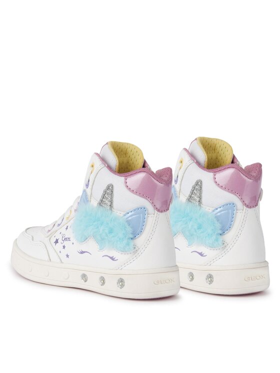 Geox Geox Tenisice J Skylin Girl J368WC 054AS C0653 D Bijela