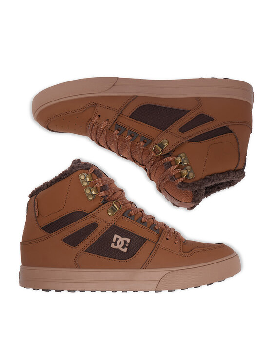 DC Shoes DC Shoes Sneakersy EO-PURE HIGH TOP WC WNT DC01802210 Brązowy