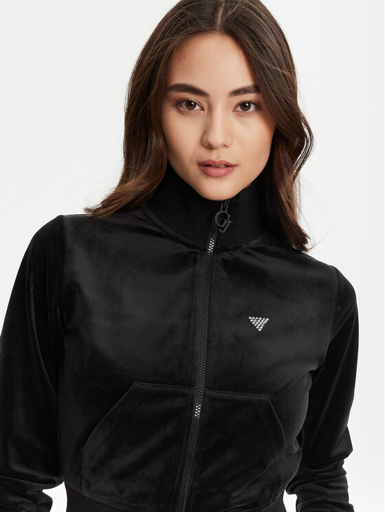 Guess Guess Mikina V3BQ22 K0232 Čierna Regular Fit