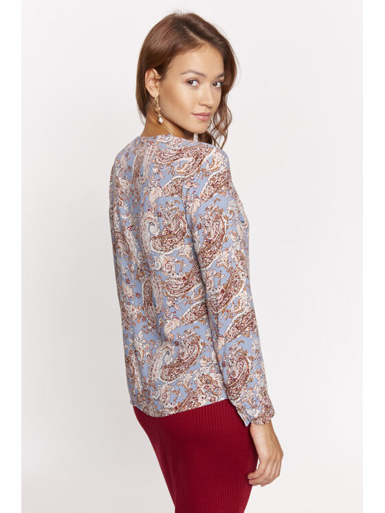QUIOSQUE QUIOSQUE Bluzka QUIOSQUE 2KI001251 Szary Regular Fit