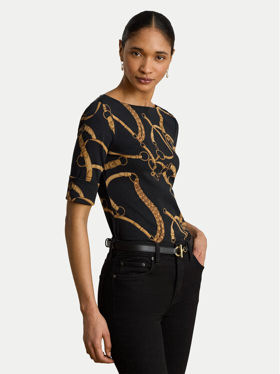 LAUREN RALPH LAUREN Bluză Judy 200P13948001 Negru Regular Fit