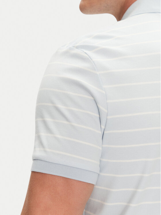 Tommy Hilfiger Tommy Hilfiger Polo MW0MW39994 Błękitny Regular Fit