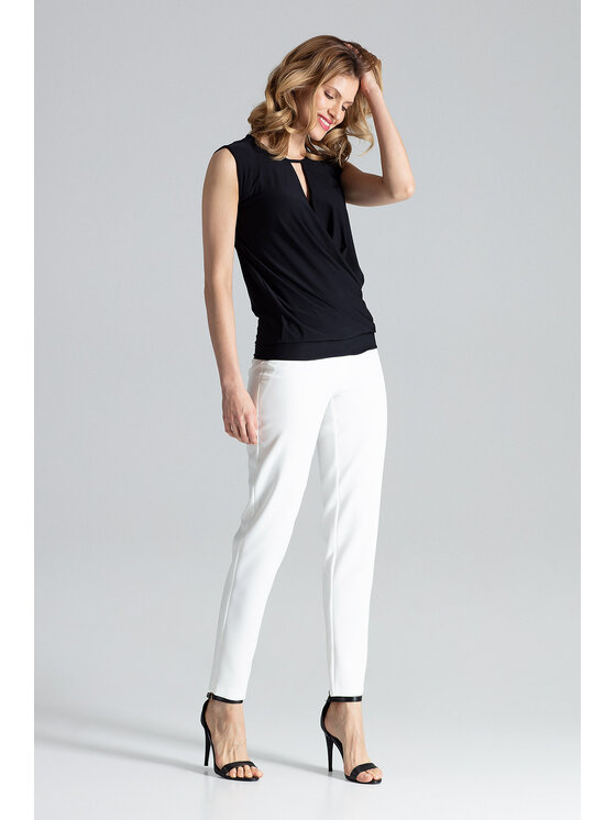 FIGL FIGL Bluzka M337 Czarny Regular Fit