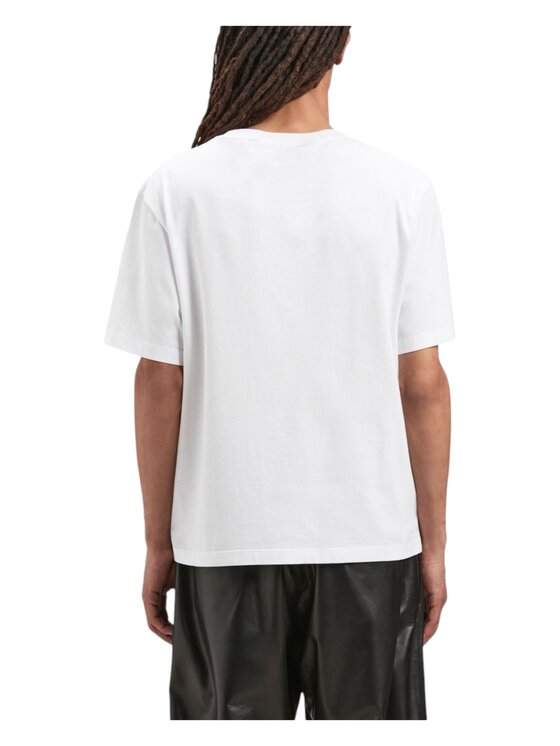 Palm Angels Palm Angels T-shirt pmaa089f23jer0020110 Bianco Regular Fit