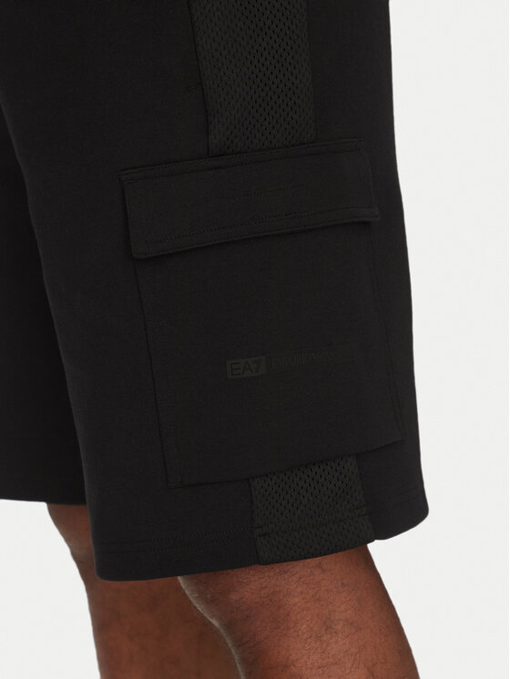 EA7 Emporio Armani EA7 Emporio Armani Pantaloni scurți sport 7M000326 AF12660 UC001 Negru Regular Fit