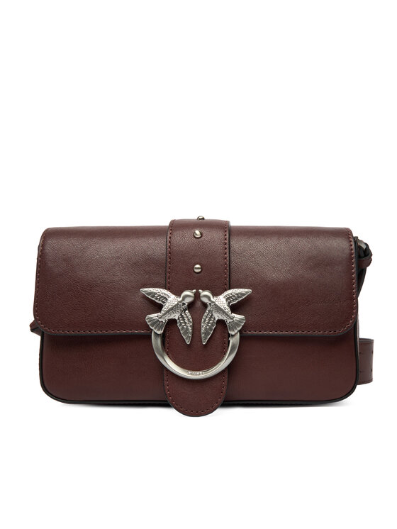 PINKO PINKO Handtasche Love One Slouchy Zip Mini AI 25-26 PLTT 105345 A2JG Braun