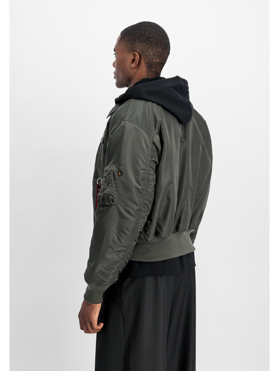 Alpha Industries Alpha Industries Kurtka bomber CWU-45 Heritage Bomber Jacket Szary Core Fit