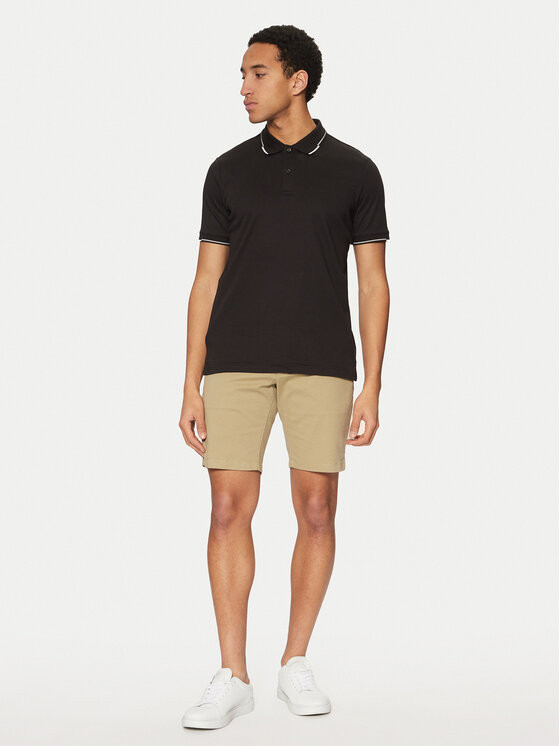 Calvin Klein Calvin Klein Polo marškinėliai K10K114130 Juoda Regular Fit