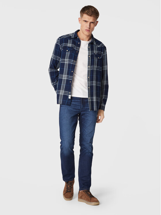Wrangler Wrangler Jeansy Greensboro W15QU822O 112321407 Niebieski Regular Fit