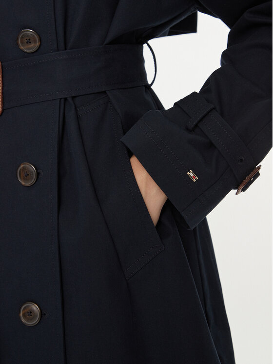 Tommy Hilfiger Tommy Hilfiger Trenčas WW0WW38947 Tamsiai mėlyna Regular Fit