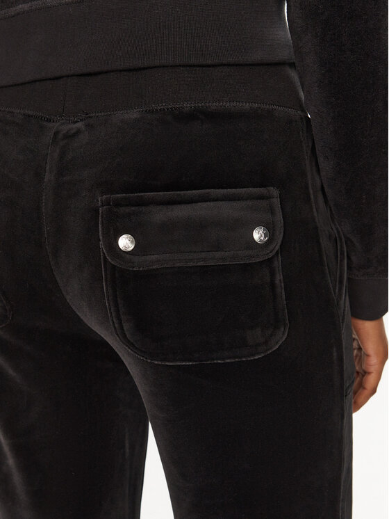 Juicy Couture Juicy Couture Jogginghose Layla JCSEBJ001 Schwarz Flared Leg