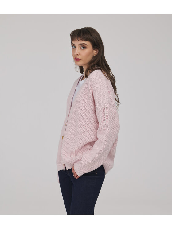 Lee Cooper Lee Cooper Sweter RIVA Fioletowy jasny