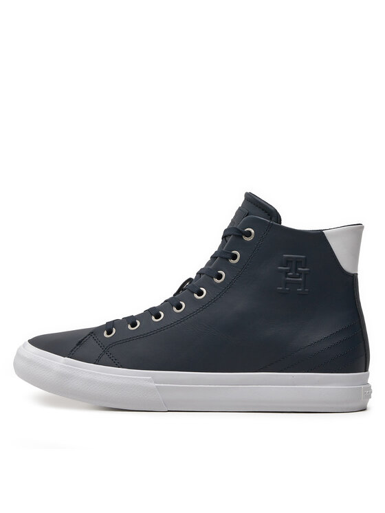 Tommy Hilfiger Tommy Hilfiger Tenisice Th Hi Vulc Street Lth Ess FM0FM04897 Plava