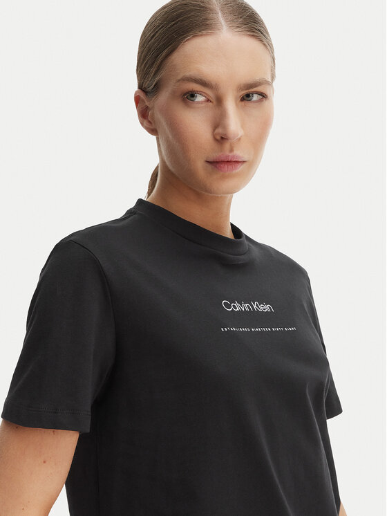 Calvin Klein Jeans Calvin Klein Jeans T-Shirt Classic LV047C811G Czarny Regular Fit