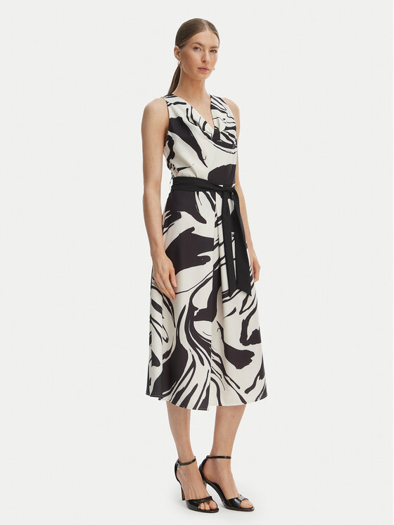 Rinascimento Rinascimento Φόρεμα κοκτέιλ CFC0020269002 Μαύρο Regular Fit