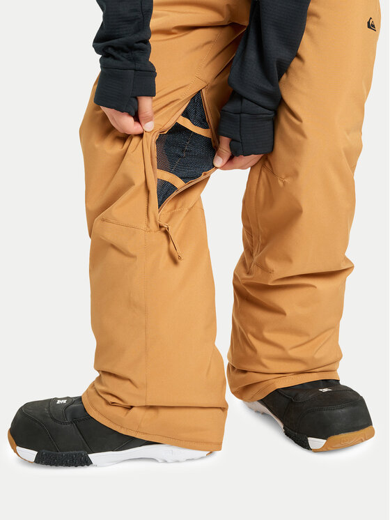 Quiksilver Quiksilver Snowboardové nohavice Estate EQBTP03059 Oranžová Regular Fit