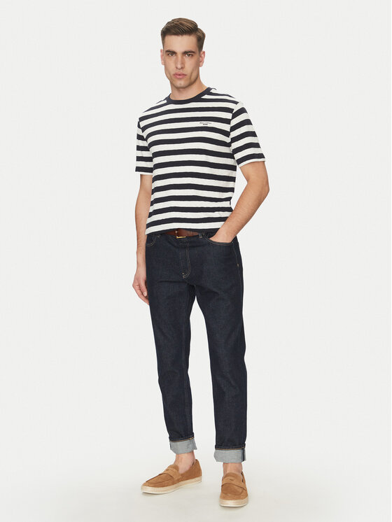 Marc O'Polo Denim Marc O'Polo Denim Marškinėliai 500 0007 222 Tamsiai mėlyna Regular Fit