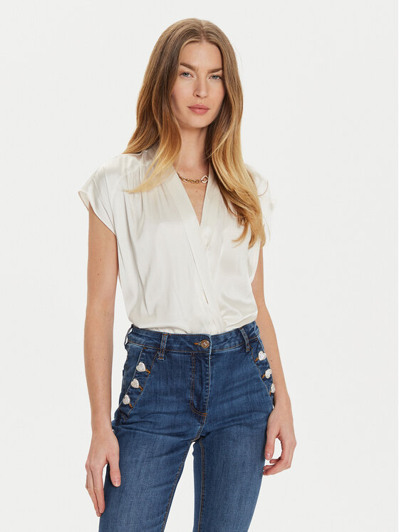 Motivi Motivi Блузка 2733W000636N Білий Regular Fit