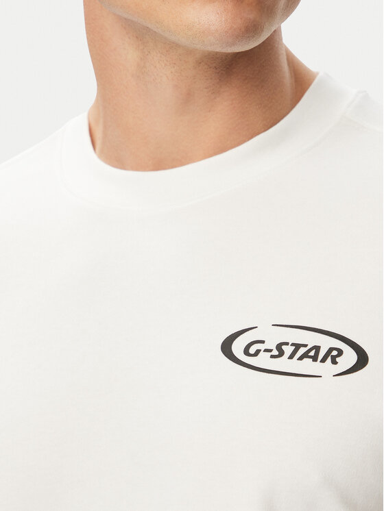 G-Star Raw G-Star Raw Marškinėliai 90s Logo D28921-D976 Balta Regular Fit