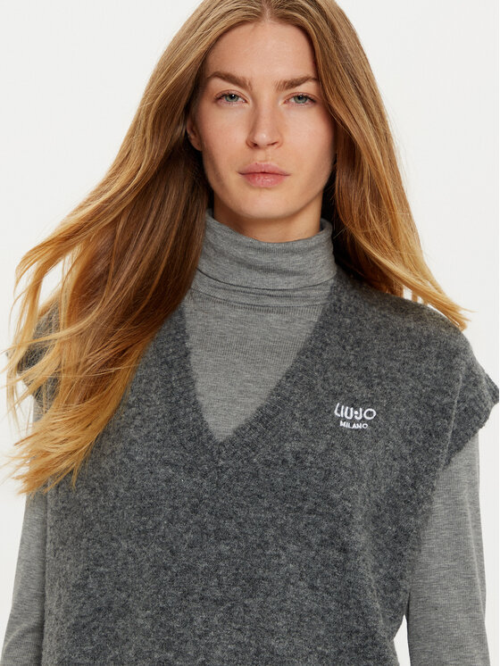 Liu Jo Liu Jo Pulover WF4432 MA49P Gri Regular Fit