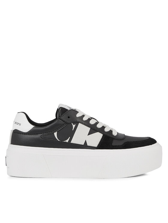 Calvin Klein Jeans Calvin Klein Jeans Sneakers Cupsole Flatform Mix Lth Wn YW0YW01227 Nero