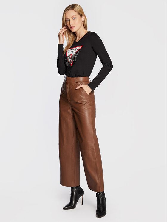 Guess Guess Bluza Icon W2BI39 I3Z13 Črna Regular Fit