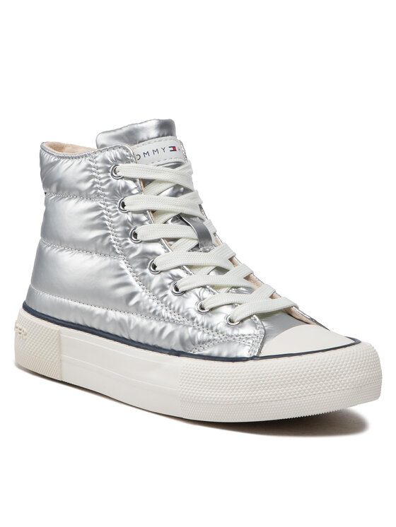 Tommy Hilfiger Tommy Hilfiger Trampki T3A9-32290-1437 S Srebrny
