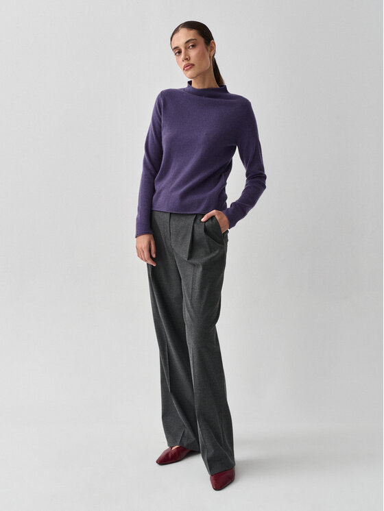 TATUUM TATUUM Sweter NENKO Fioletowy Classic Fit