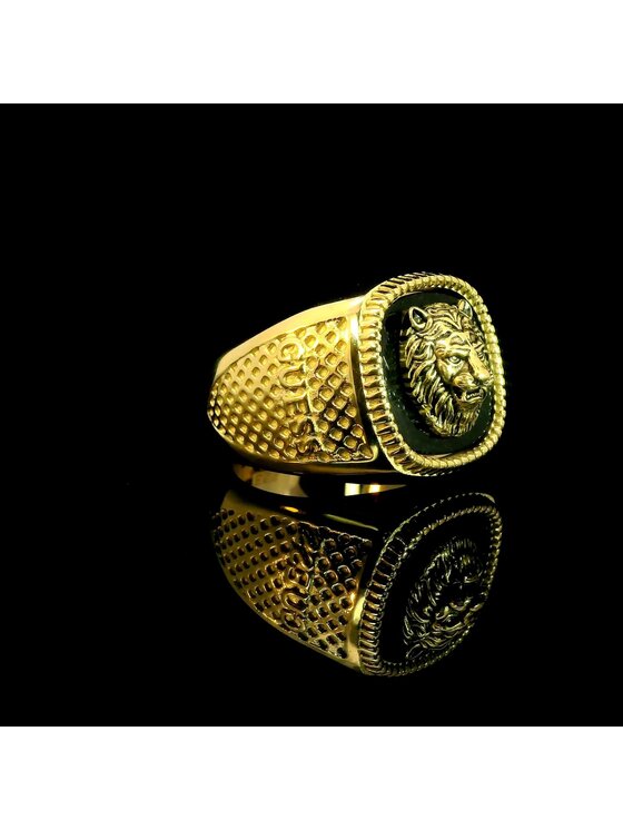 Guess Guess Pierścionek JUMR04003JWYGBK64 Złoty
