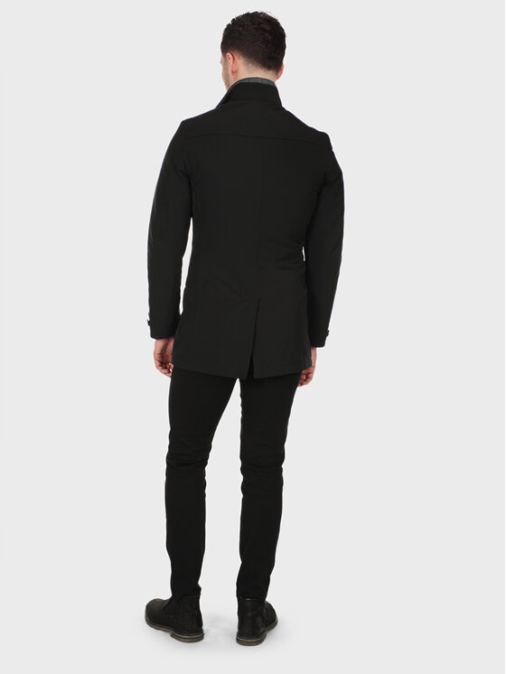 Evenemen Evenemen Płaszcz przejściowy RUFFO C Czarny Slim Fit