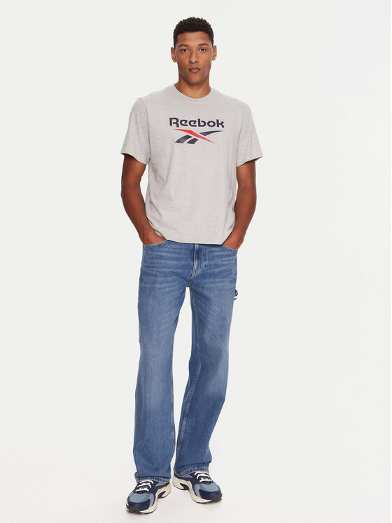 Reebok Reebok Póló RK25158CCM Szürke Regular Fit
