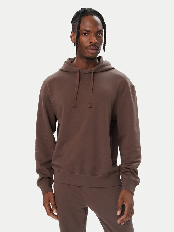 HUGO HUGO Spordidressid DapoDayote 50492581 Tumepruun Relaxed Fit