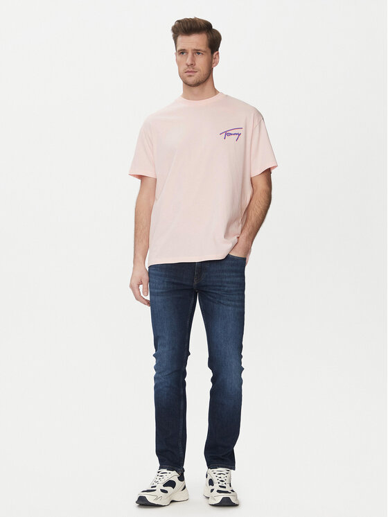 Tommy Jeans Tommy Jeans T-shirt Faded Graphic DM0DM20768 Ružičasta Relaxed Fit