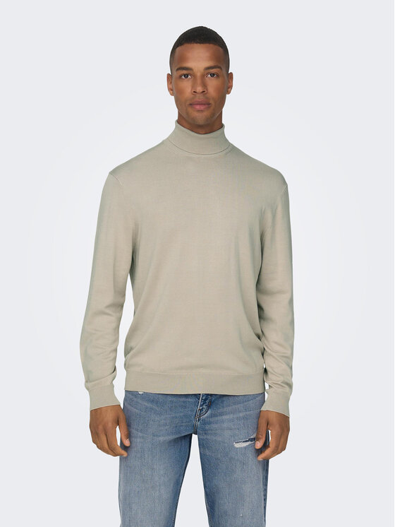 Only & Sons Rolák 22020879 Béžová Regular Fit