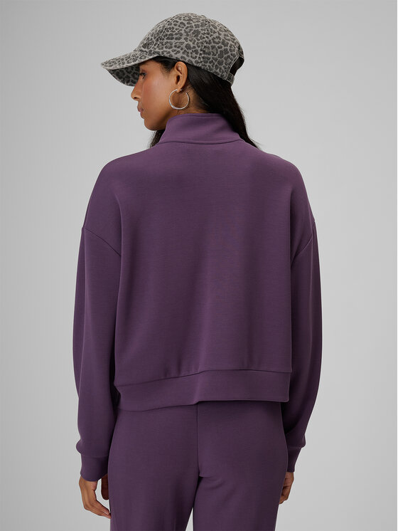 4F 4F Bluza ESSENTIAL Fioletowy Loose Fit