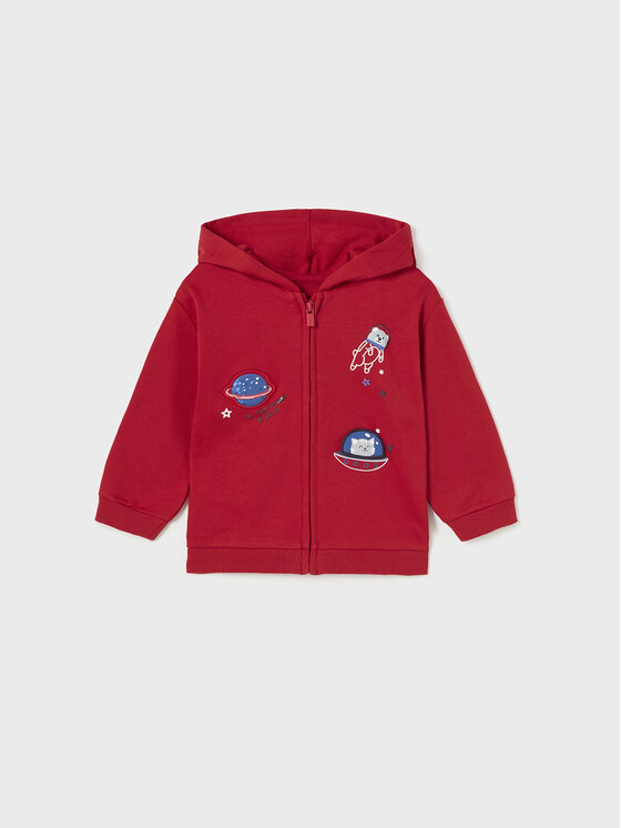 Mayoral Mayoral Felpa 2.443 Rosso Regular Fit