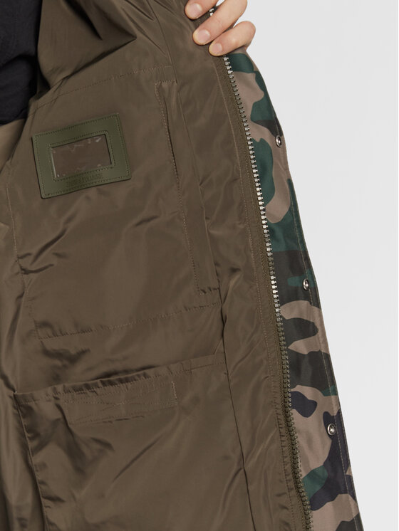 Zadig&Voltaire Zadig&Voltaire Kurtka zimowa Bristol Technical Poly WMOW00331 Zielony Relaxed Fit