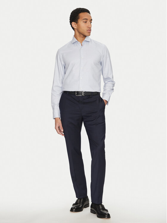 BOSS BOSS Marškiniai C-Hal 50533712 Mėlyna Casual Fit
