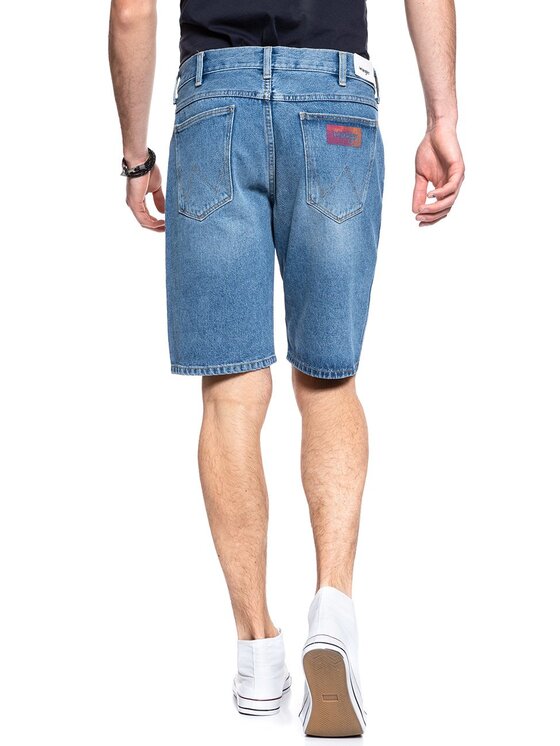 Wrangler Wrangler Pantaloncini di jeans DENIM SHORT Blu Regular Fit