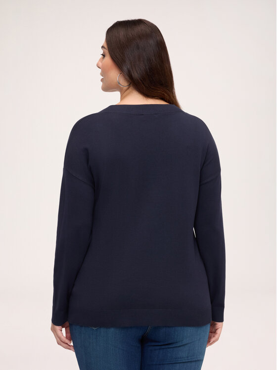 Fiorella Rubino Fiorella Rubino Sweter M072E002063N034 Niebieski Regular Fit