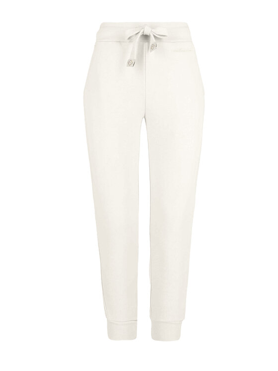 Volcano Volcano Spodnie dresowe N-VENIS Écru Regular Fit