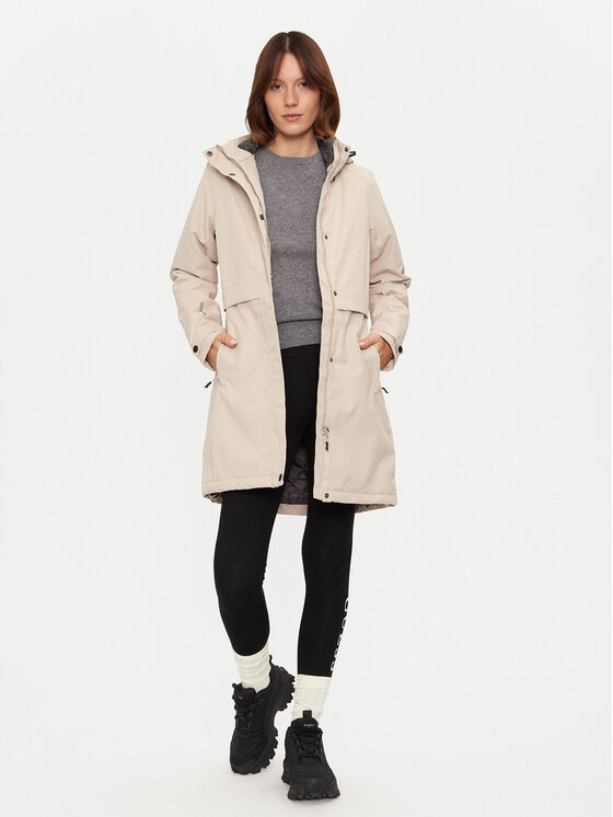 Whistler Whistler Parka Mullie W W-PRO 10000 W214099 Beżowy Regular Fit