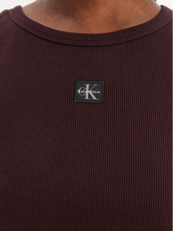 Calvin Klein Jeans Calvin Klein Jeans топ LV047C201G Кафяв Slim Fit