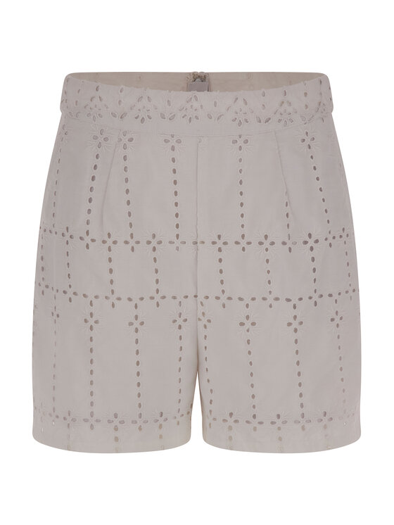 Guess Guess Auduma šorti Lyon W3GD96 WFCO0 Balts Regular Fit