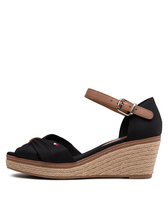 Tommy Hilfiger Tommy Hilfiger Еспадрильї Elba 40D FW0FW00906 Чорний